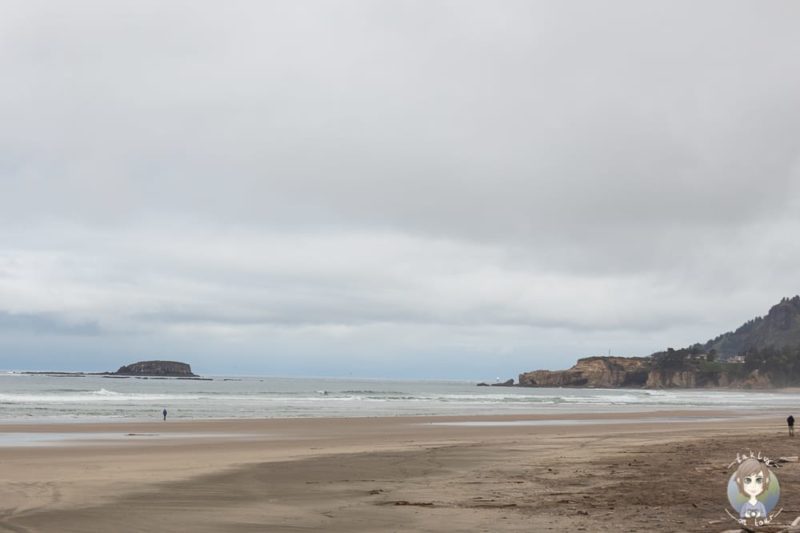 Weiter Blick über den Beverly Beach