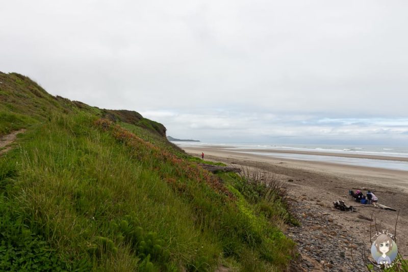 Blick über den Beverly Beach in Oregon