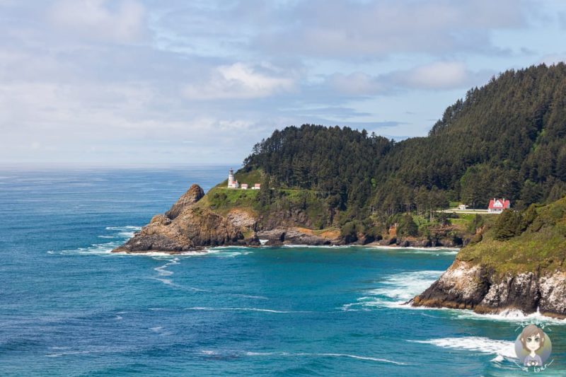 Das Heceta Head Lighthouse in Oregon