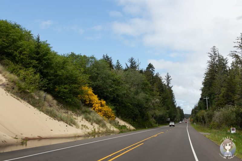 Schöne Landschaft entlang des Highways