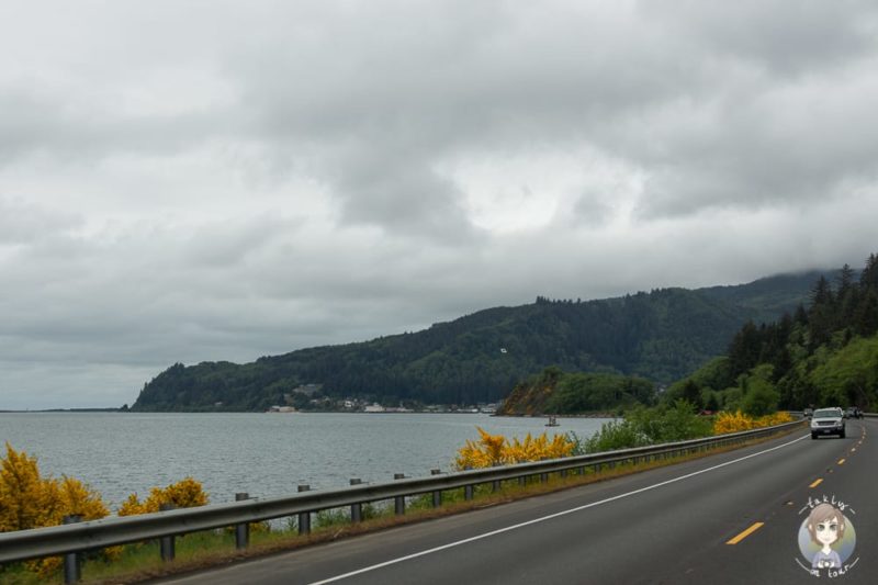 Fahrt am Meer entlang auf dem Oregon Hwy
