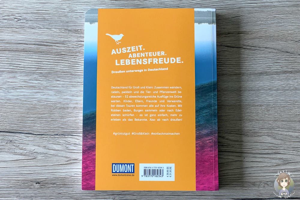 Buchrücken Eskapaden Familienzeit