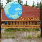 Arctic Circle Schild am Dalton Highway