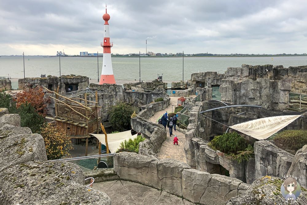 Das Gelände vom Zoo Bremerhaven