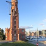 Loschenturm Leuchtturm in Bremerhaven an der Neuen Schleuse