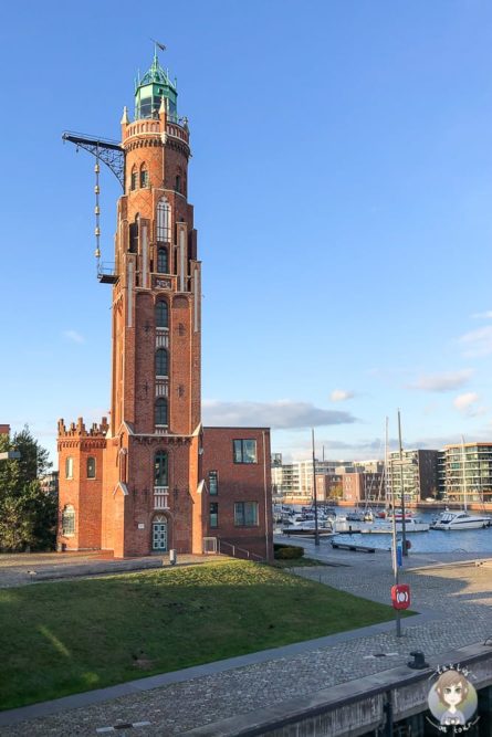 Loschenturm Leuchtturm in Bremerhaven an der Neuen Schleuse