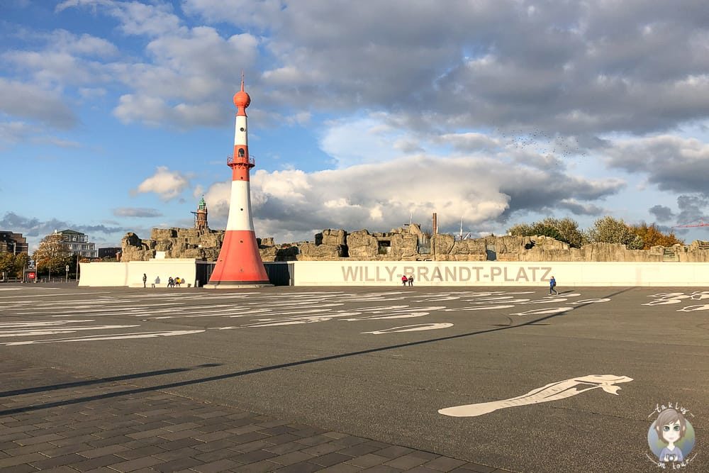 Der Minarett Leuchtturm eine der Bremerhaven Sehenswürdigkeiten