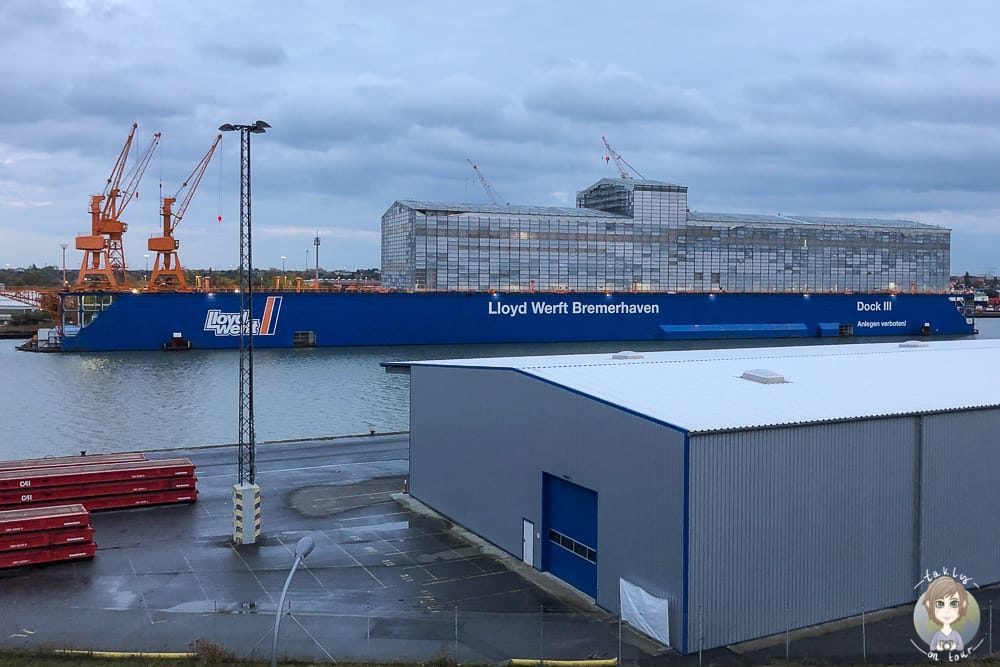 Sehenswürdigkeiten in Bremerhaven vom Container Aussichtspunkt