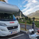 Wohnmobil mit Hund im Italienurlaub