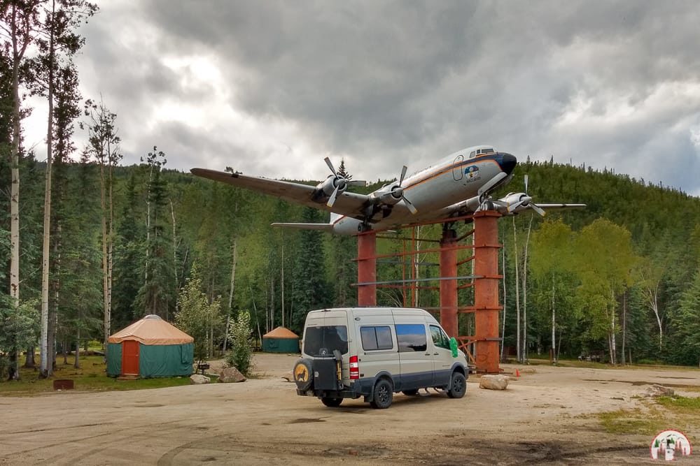 Yurten im Chena Hot Springs Resort Alaska