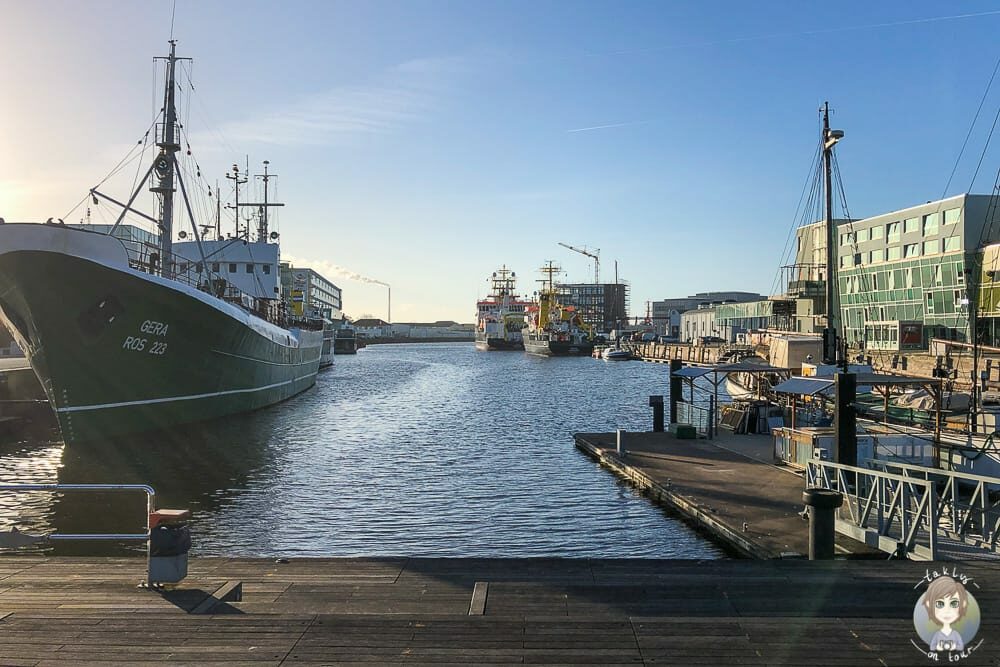 Blick auf den Fischereihafen in Bremerhaven
