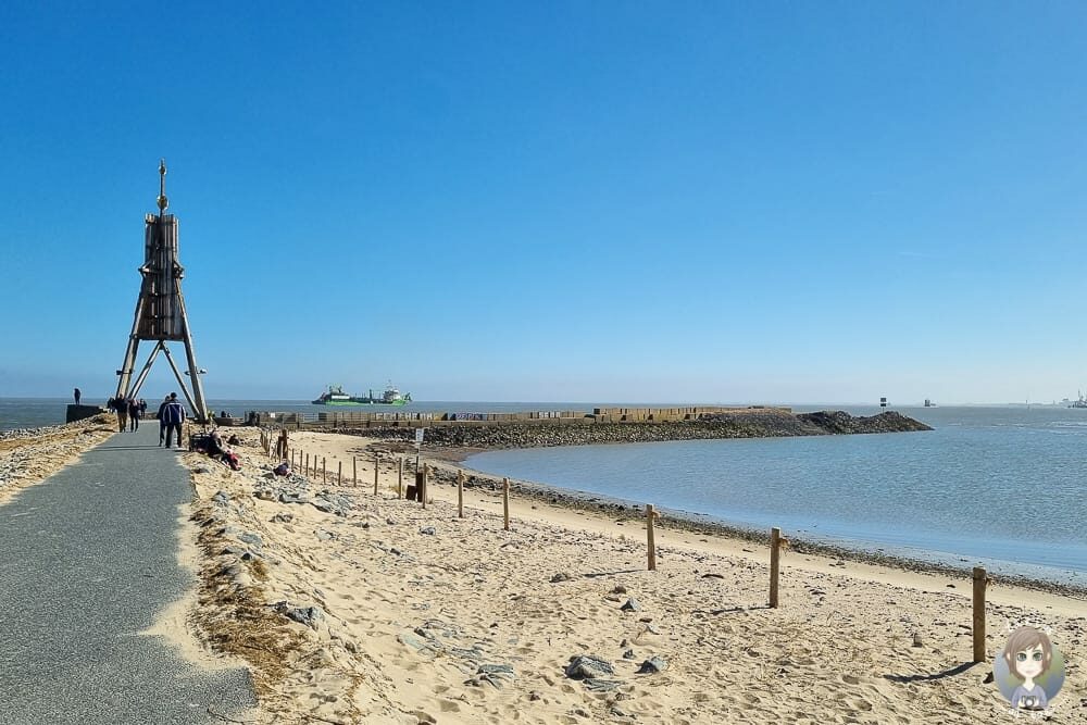 Bremerhaven Ausflug zur Kugelbake dem Wahrzeichen von Cuxhaven