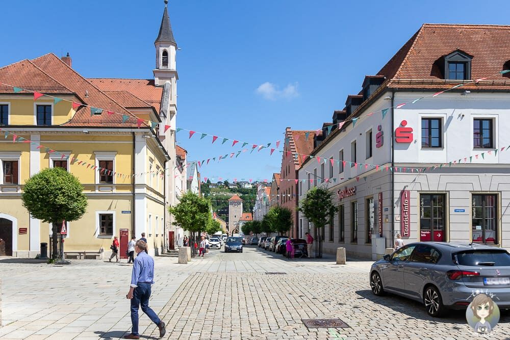 In der Altstadt von Kelheim