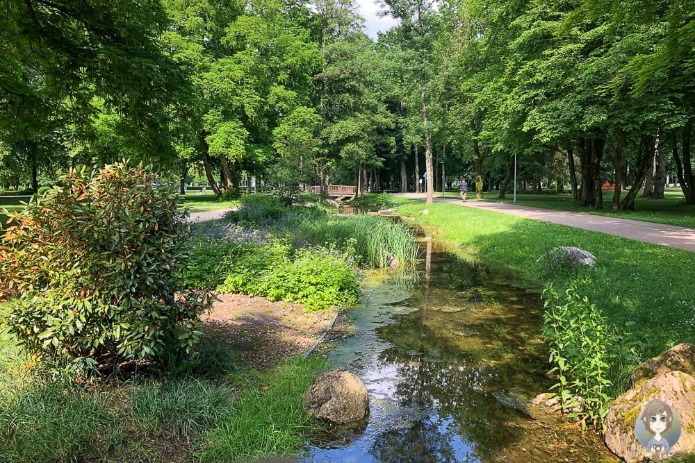 Der Kurpark in Bad Abbach