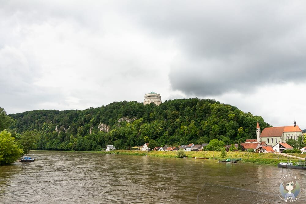 Blick auf die Befreiungshalle in Kelheim
