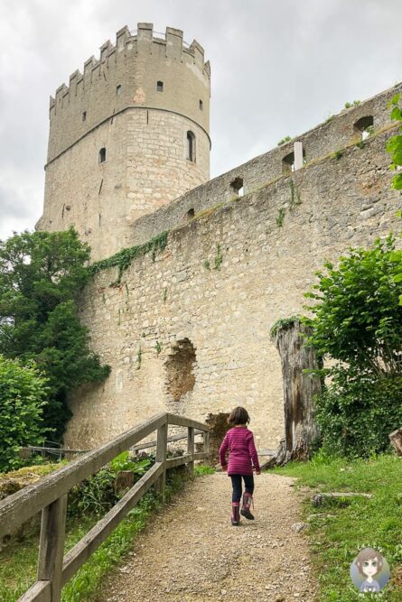 Zugang zur Burgruine Randeck