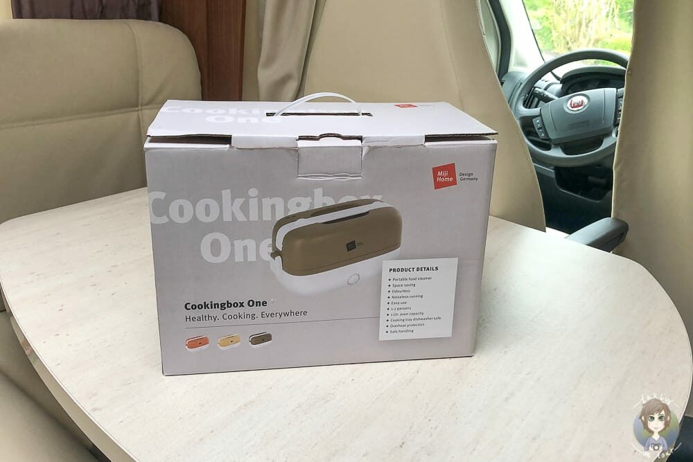 Die Cookingbox One Dampfgarer für Kochen im Wohnmobil