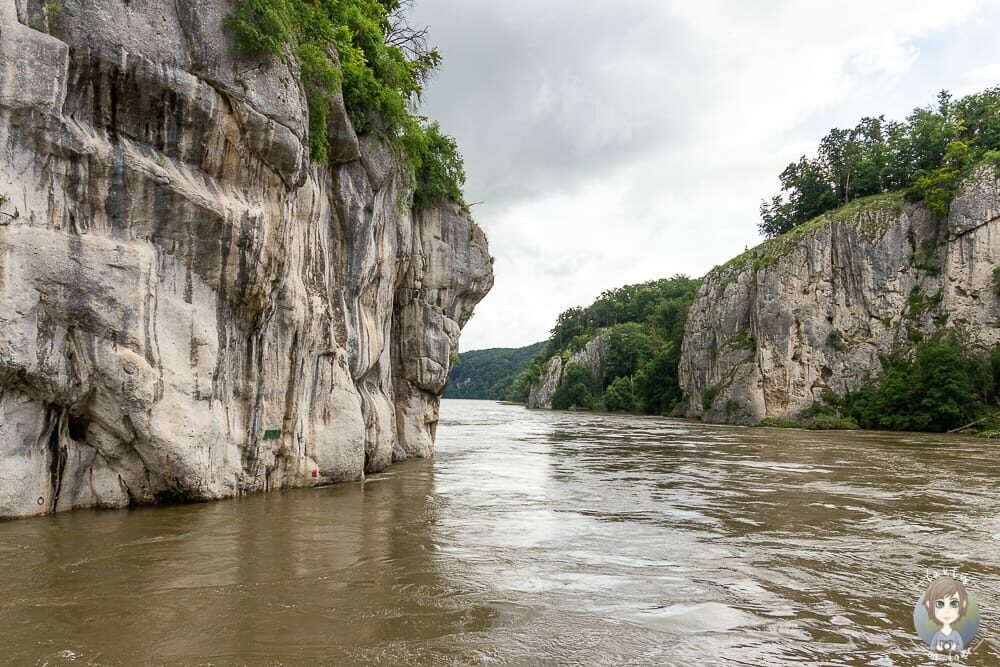 Der Donaudurchbruch im Naturschutzgebiet Weltenburger Enge