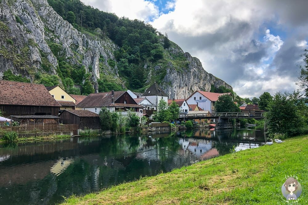 Der Ort Essing im Altmühltal