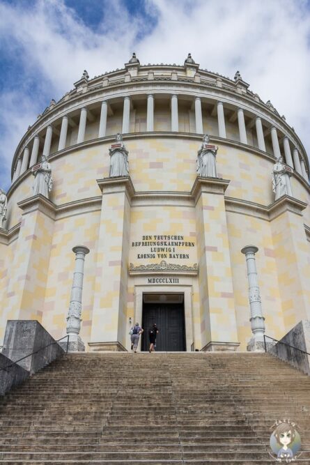 Der Eingang der Kelheimer Befreiungshalle