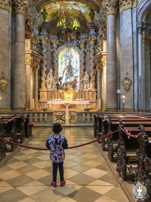 Die Klosterkirche im Kloster Weltenburg