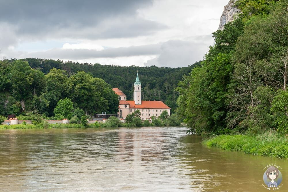 Das Kloster Weltenburg nahe Donaudurchbruch
