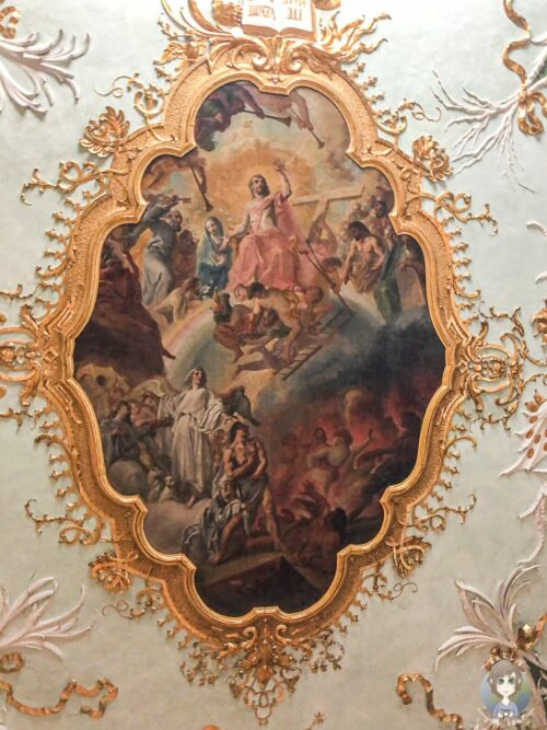 Malerei in der Klosterkirche Weltenburg
