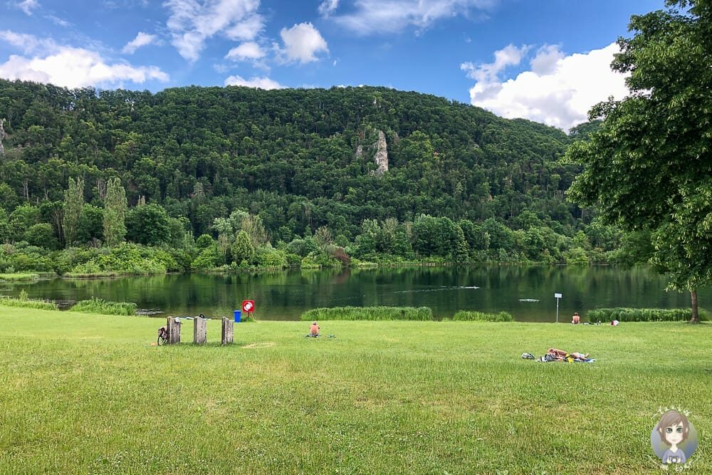 Ein See in Riedenburg