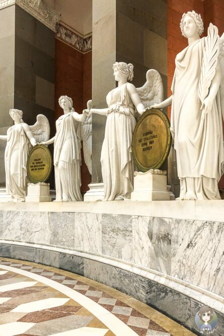 Siegesgöttinnen in der Befreiungshalle Kelheim