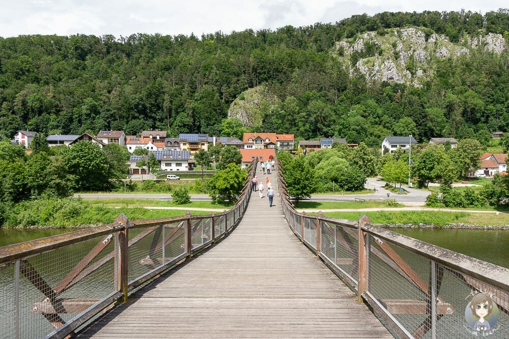 Die Tatzlwurm Holzbrücke in Essing