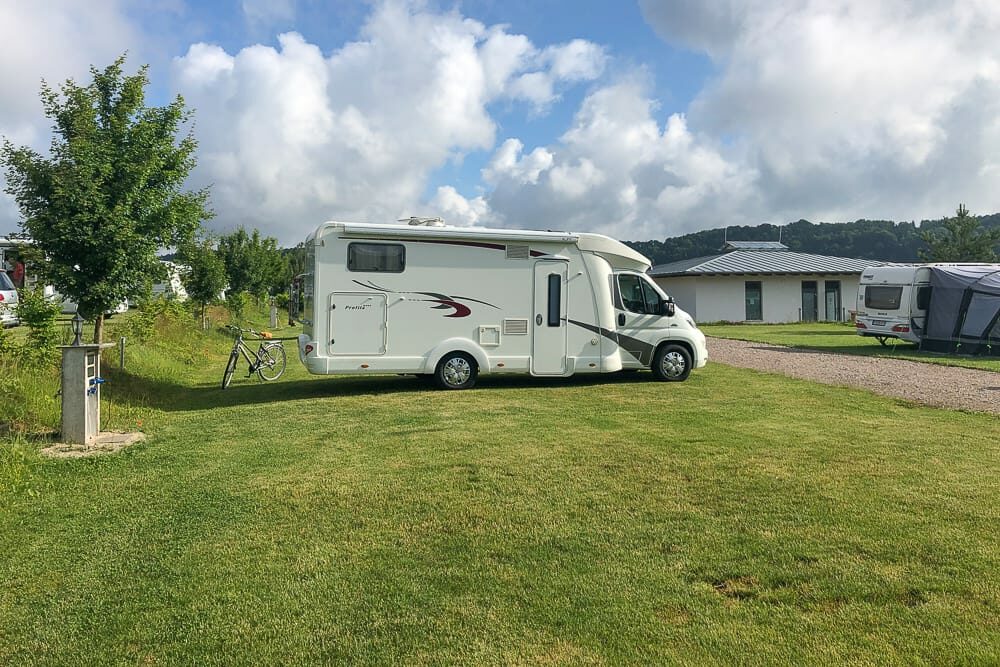 Camping in Bad Abbach auf der Freizeitinsel
