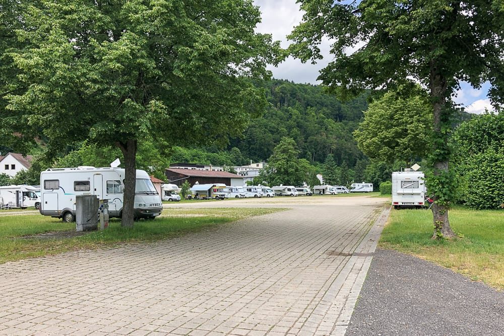 Camping in Riedenburg auf dem Wohnmobilstellplatz
