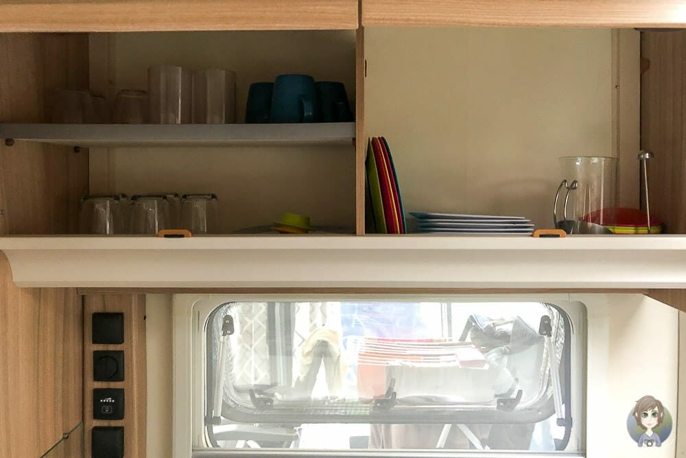 Ausstattung im Mietwohnwagen