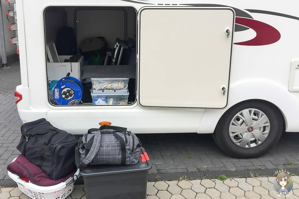 Stauraum und Platzangebot im Wohnmobil oder Wohnwagen