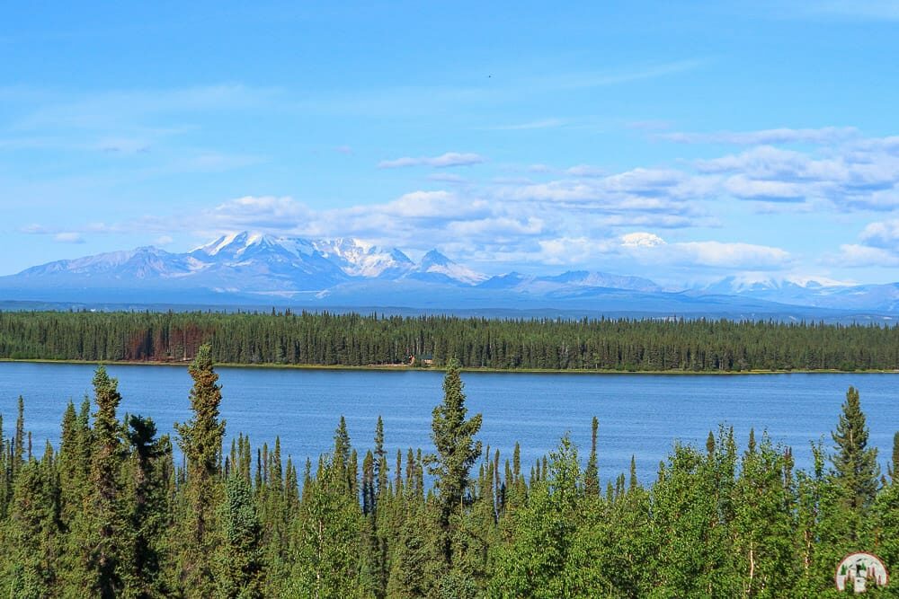 Anfahrt nach Valdez durch den Wrangell St. Elias Nationalpark Alaska