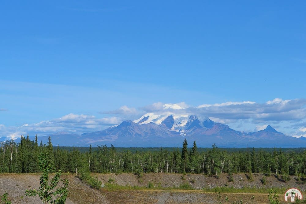 Aussicht auf den Wrangell St. Elias Nationalpark in Alaska