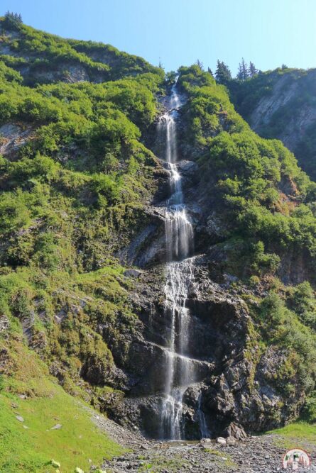 Die Bridal Veil Falls bei Valdez