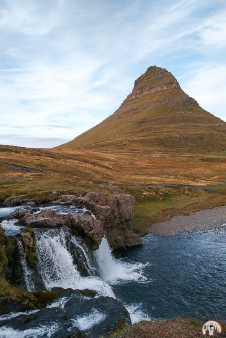 Wasserfall Kirkjufellsfoss im Westen Islands