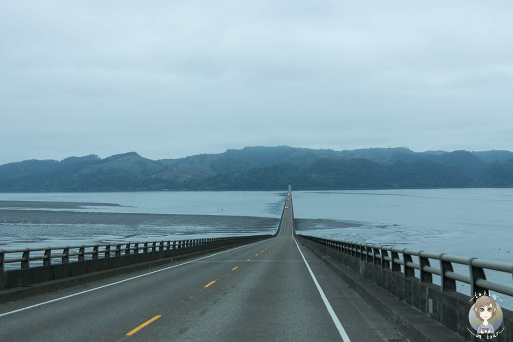 Fahrt über den Columbia River