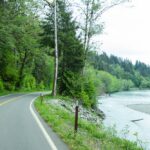 Fahrt entlang vom Hoh River