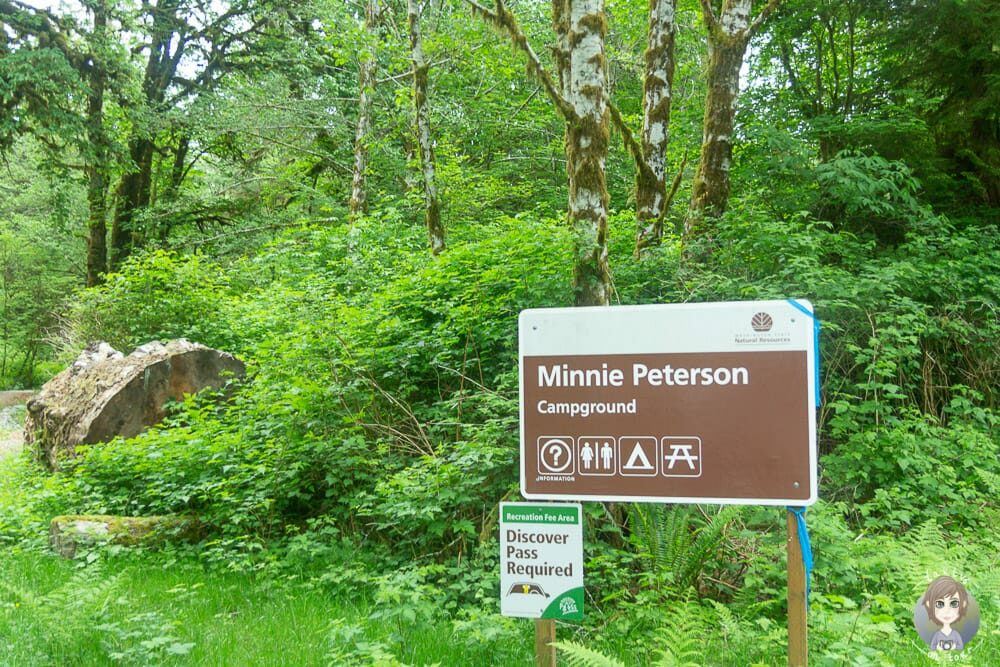 Zufahrt zum Minnie Peterson Campground