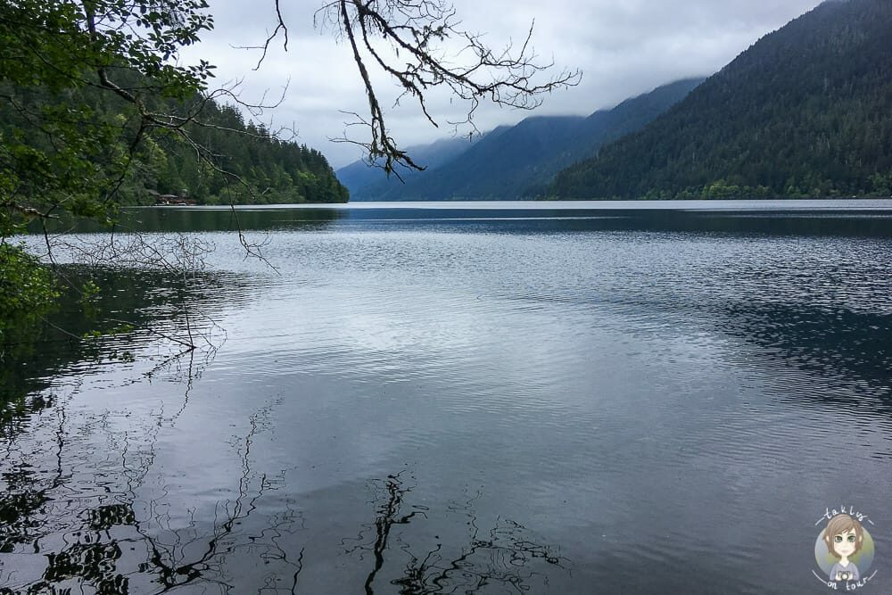 Der Lake Crescent am Nachmittag