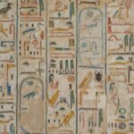 Malereien im Tal der Könige in Ägypten
