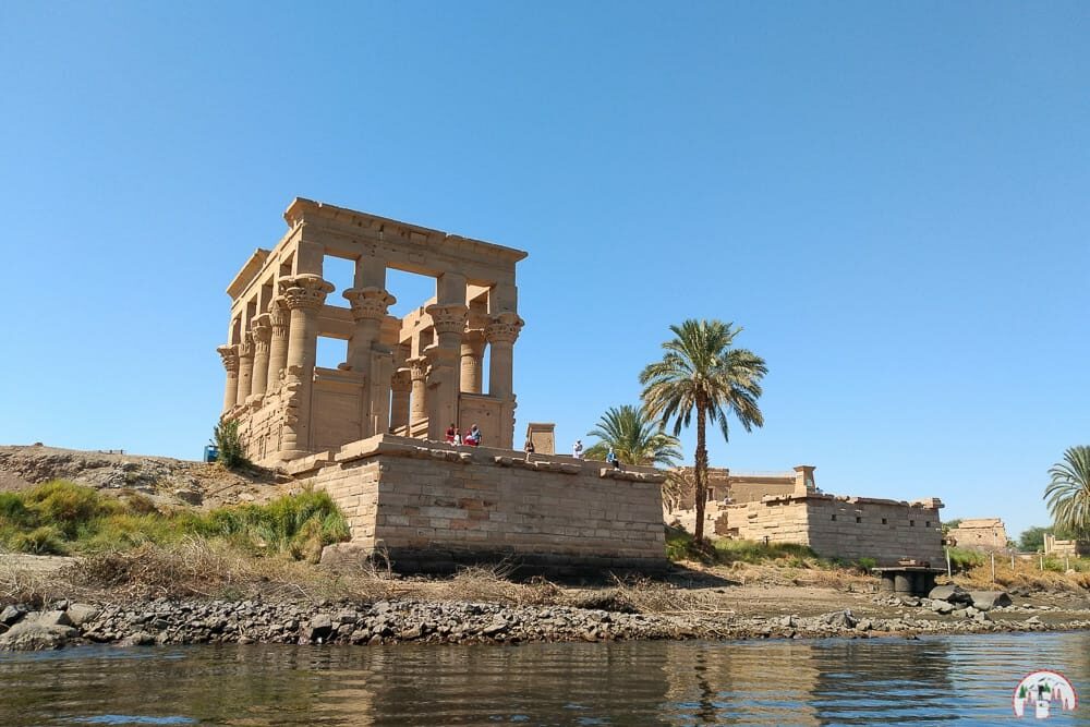 Der Philae Tempel am Nassersee in Ägypten