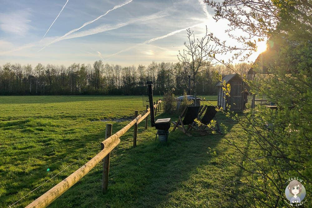Naturcamping auf dem Bauernhof bei Wiesenbett