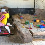 Spielplatz in der Scheune auf dem Bauernhof von Wiesenbett