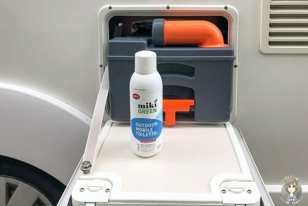 Zusatz für die Campingtoilette ohne Chemie