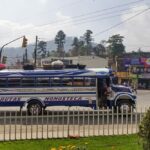Chicken Bus in Panajachel auf einer Guatemala Reise