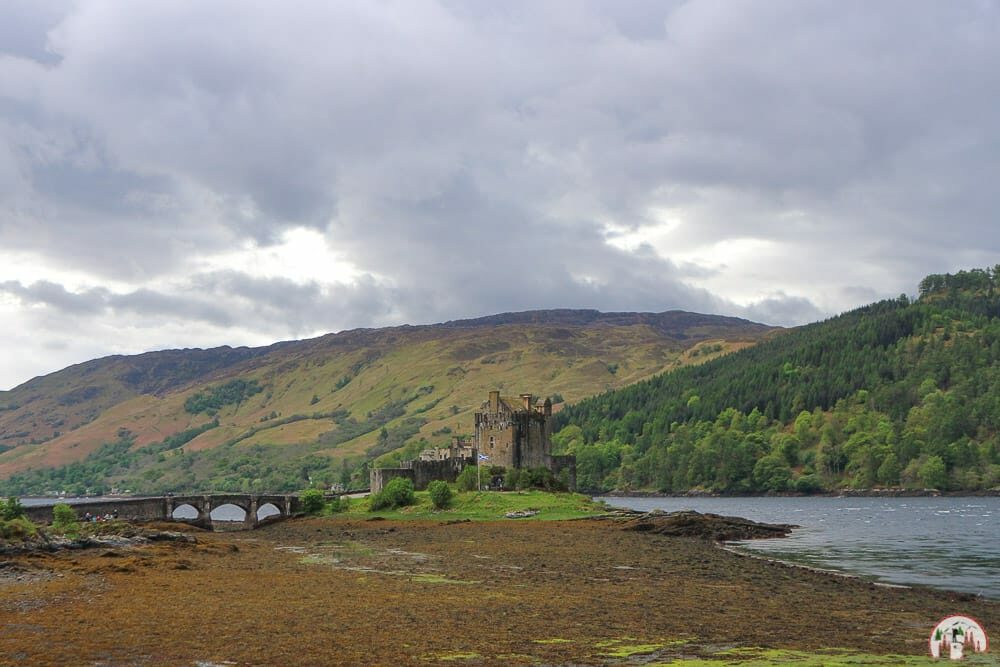 Das Panorama am Eilean Donan Castle in Schottland