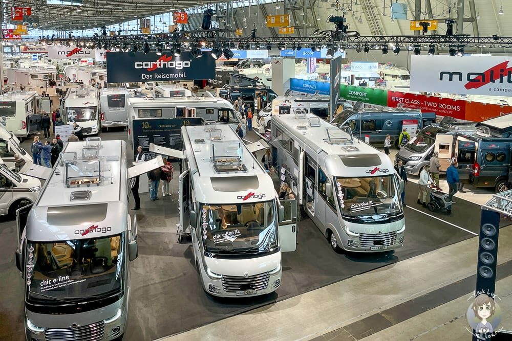Wohnmobile auf der CMT Stuttgart 2023